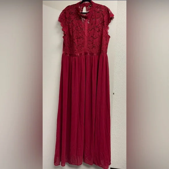 Miusol women’s floral lace maxi dress - Picture 2 of 6